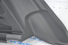 Left arch trim Nissan Rogue 14-18 black under 2 rows of scratches, worn