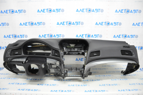 Dashboard front panel with AIRBAG Acura ILX 13-17 black, rusty pyropatron