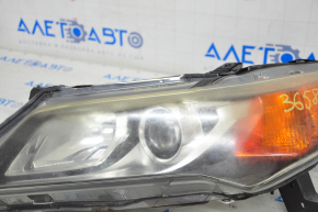 Front left headlight complete Acura ILX 13-15 prerest, xenon, for polishing