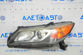 Front left headlight complete Acura ILX 13-15 prerest, xenon, for polishing