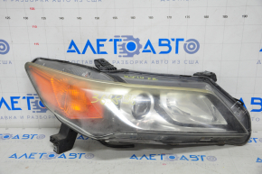 Front right headlight complete Acura ILX 13-15 prerest, xenon, for polishing