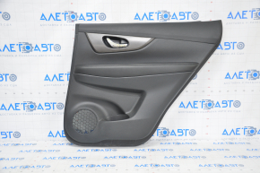 Door trim card rear right Nissan Rogue 14-16 black, graphite insert