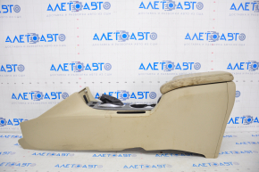 Console center armrest and cup holders Acura ILX 13-22 beige, dry cleanable