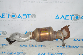 Catalytic converter left Chevrolet Camaro 16-17 3.6 lower