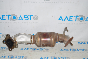 Catalytic converter left Chevrolet Camaro 16-17 3.6 lower