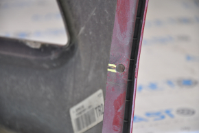 Front bumper bare Hyundai Sonata 15-17 SE usa red scratches, broken fasteners
