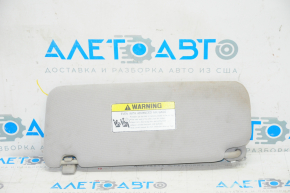 Left visor Hyundai Sonata 15-19 gray, for dry cleaning