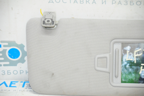 Left visor Hyundai Sonata 15-19 gray, for dry cleaning
