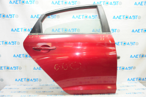 Door assembly rear right Hyundai Sonata 15-19 red TR, dents