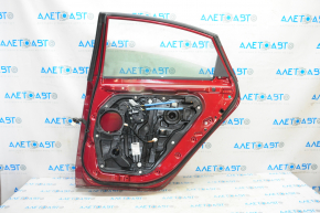 Door assembly rear right Hyundai Sonata 15-19 red TR, dents