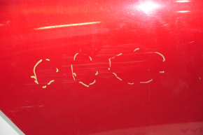 Door assembly rear right Hyundai Sonata 15-19 red TR, dents