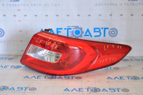 Light outer wing right Hyundai Sonata 15-17 lamp, scratches