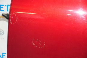 Door assembly rear left Hyundai Sonata 15-19 red TR, bumpers