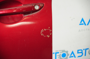 Door assembly front left Hyundai Sonata 15-19 red TR, butt