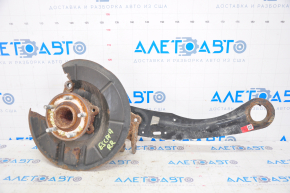 Trunnion with hub rear right Ford Escape MK3 13-19 with lever, with casing, rusty, without silent block