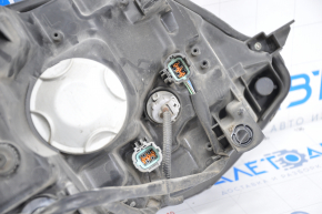 Headlight front left Nissan Rogue 14-16 halogen, for polishing