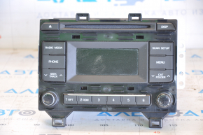 Radio tape recorder Hyundai Sonata 15-17 small display, chrome on knobs is useful