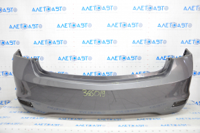 Bare rear bumper Acura ILX 13-15 pre-rest, graphite, dented, bump
