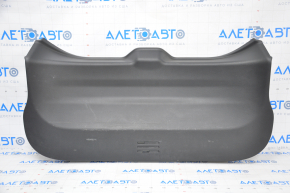 Lower tailgate trim Nissan Rogue 14-20 black scratches, worn