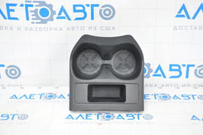 Cup holder central Nissan Rogue 14-17 scratch, worn