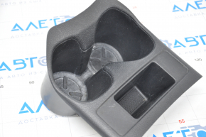 Cup holder central Nissan Rogue 14-17 scratch, worn