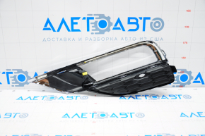 Front bumper grille right Honda CRV 15-16 chrome under fog lights