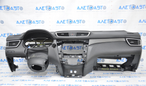 Torpedo front panel with AIRBAG Nissan Rogue 14-20 black, scratches