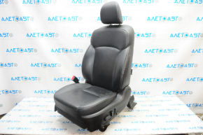Driver's seat Subaru Forester 14-16 SJ with airbag, electric, leather black, cracked leather sidewall