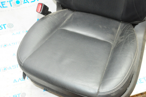 Driver's seat Subaru Forester 14-16 SJ with airbag, electric, leather black, cracked leather sidewall