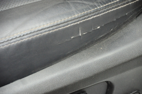 Driver's seat Subaru Forester 14-16 SJ with airbag, electric, leather black, cracked leather sidewall