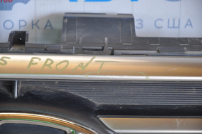 Radiator grill grill Hyundai Sonata 15-17 SE with emblem, bumps on chrome, crack on chrome