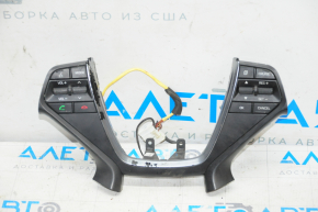 Steering wheel control buttons Hyundai Sonata 15-17 useful chrome