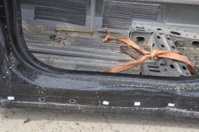 Front left quarter Chevrolet Volt 11-15 black on the body, dented, side member sawed off