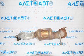 Catalytic converter left Chevrolet Camaro 16-17 3.6 lower