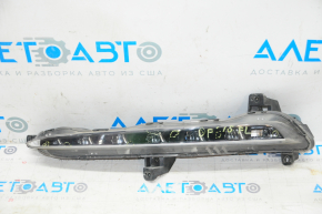 Fog light left PTF Hyundai Sonata 15-17 LED sand, scratch