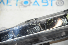 Fog light left PTF Hyundai Sonata 15-17 LED sand, scratch