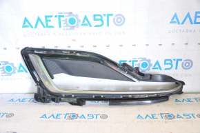 Left fog light frame Hyundai Sonata 15-17 SE under DRL, chrome, bumpers