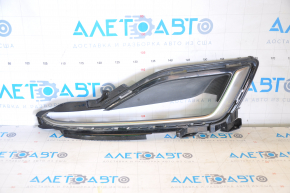 Right fog light frame Hyundai Sonata 15-17 SE under DRL, chrome, bumpers
