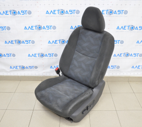 Driver's seat Nissan Rogue 14-16 without airbag, electric, cloth black