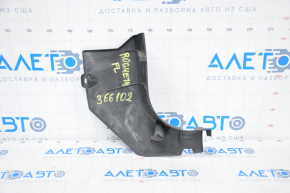 Front pillar trim lower left Nissan Rogue 14-20 black worn