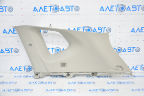 Arch trim right upper Nissan Rogue 14-20 gray under 2 rows of scratches, worn