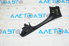 Rear right window lift control VW Jetta 11-18 USA black, auto, with black trim, broken fastener