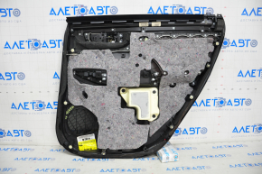 Door trim card rear left Toyota Highlander 14-16 black, with curtain