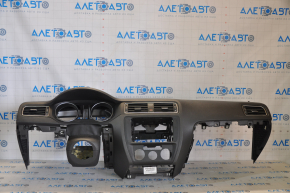 Torpedo front panel with AIRBAG VW Jetta 11-18 USA black