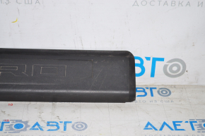 Door sill trim front left Chevrolet Camaro 16- coupe exterior, black, scratches, broken fastener
