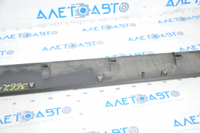 Right threshold Dodge Challenger 15-23 rest graphite fasteners tears, painted