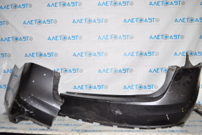 Rear bumper bare Toyota Avalon 13-18 graphite, broken, scratches, tears, crack