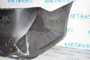 Rear bumper bare Toyota Avalon 13-18 graphite, broken, scratches, tears, crack