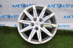 Wheel disk R17 Cadillac CTS 14-type 1, gray, curb, varnish peeled