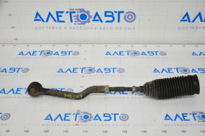 Steering rod with tip left Nissan Rogue 14-20 cracked boot